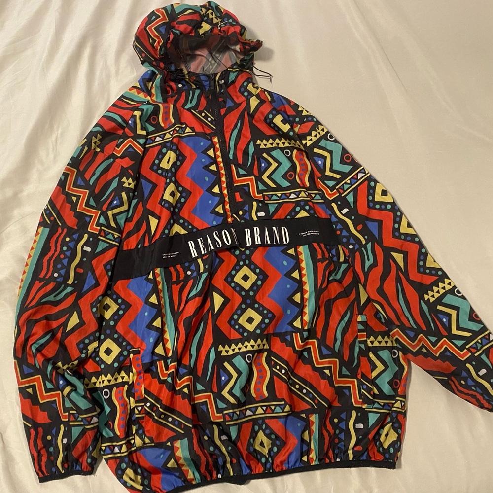 Reason Cross Colour Patterned Jacket - image 1